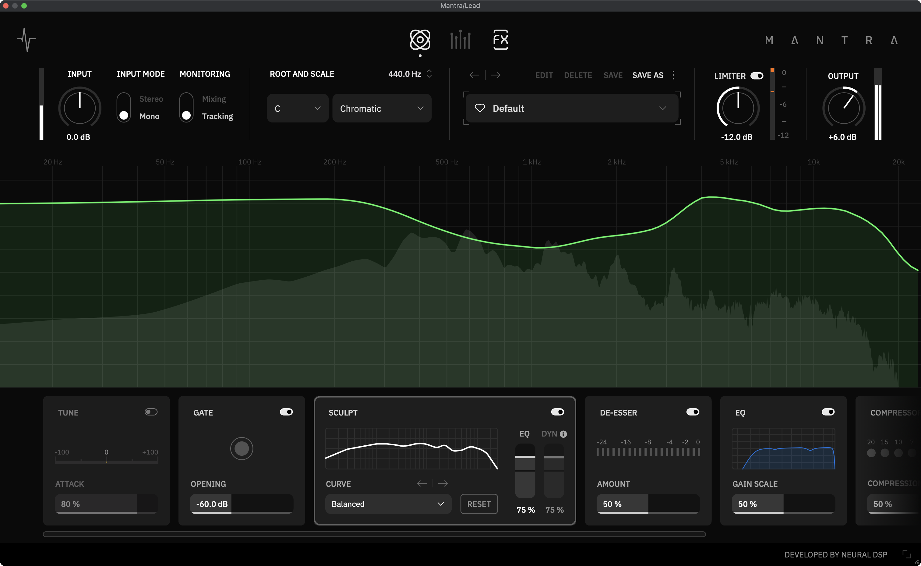 Mantra Vocal Plugin - Neural DSP
