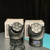 Vends d'occasion Lot de 2x Lyre Wash Beam BRITEQ TORNADO 7 (en carton)