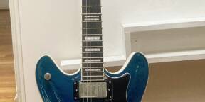 Vends Hagstrom Tremar Viking DLX Flamed Cloudy Seas