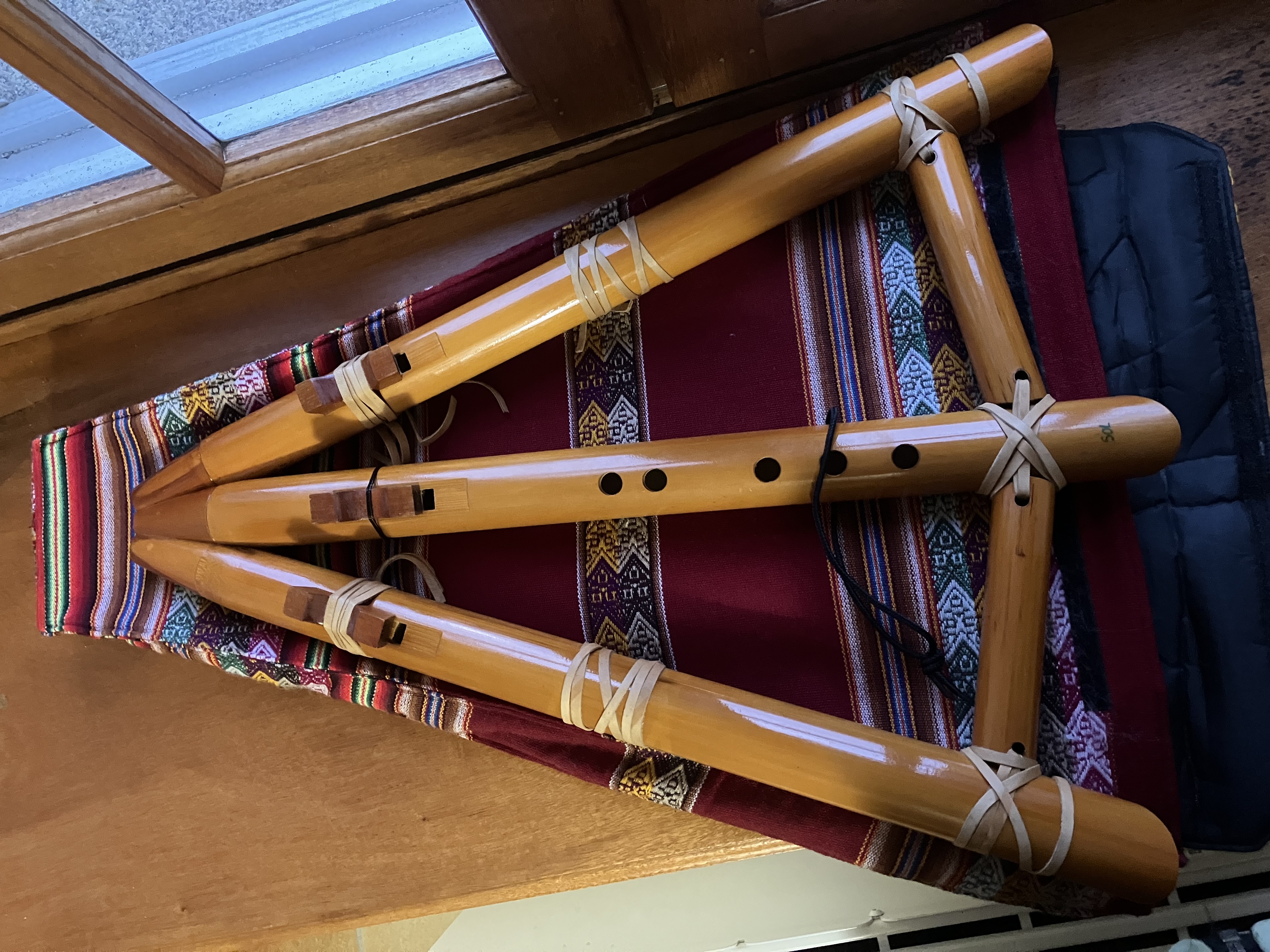 Flûte triple amérindienne