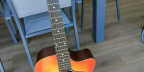 Guitare folk electro-acoustique luthier