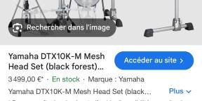 Vends batterie Yamaha DTX10K-M Mesh Head Set