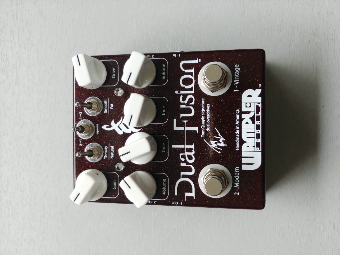 Wampler Dual fusion Tom Quayle overdrive