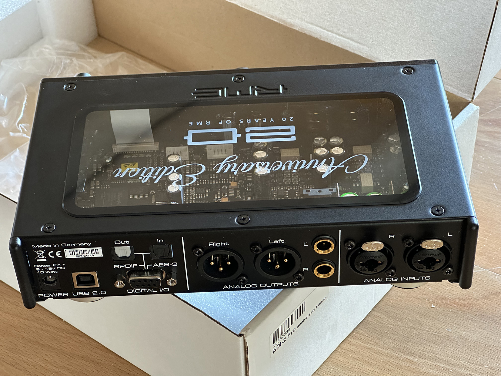 RME ADI-2 Pro Anniversary Edition AD/DA Convertisseur avec interface USB - Black