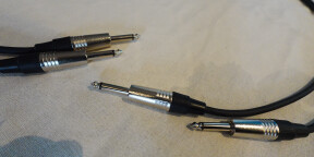 Vends 2 câbles X-tone X1050 -1.5M INSTRUMENT CABLE Jack (M) 6,35 / Jack (M) 6,35