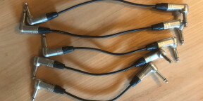 5 câbles jack de patch La Cablerie