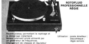 Barthe "Régie" platine pour disques vinyles