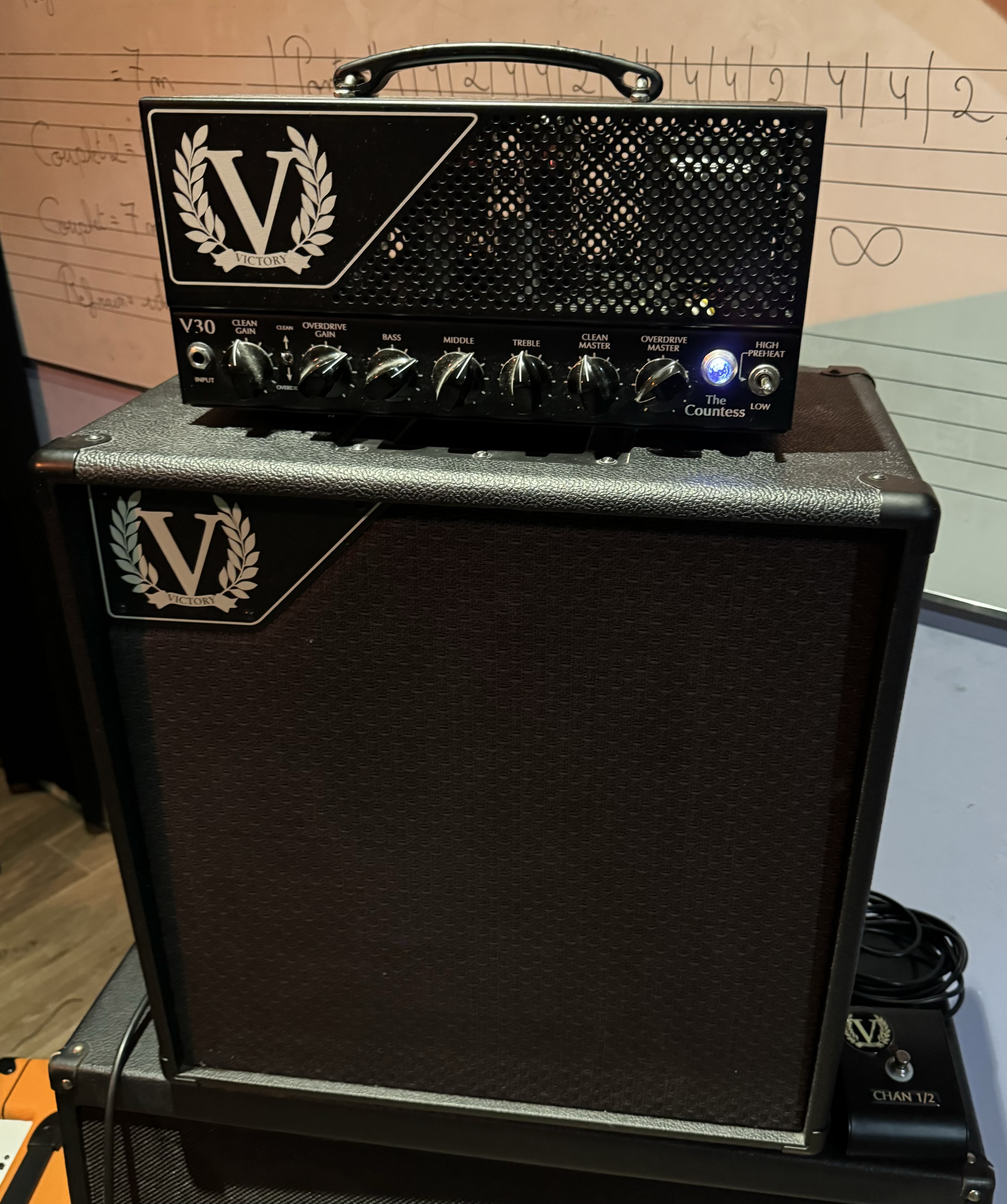 Ampli Victory V30 The Countess et Cab Victory V112-V