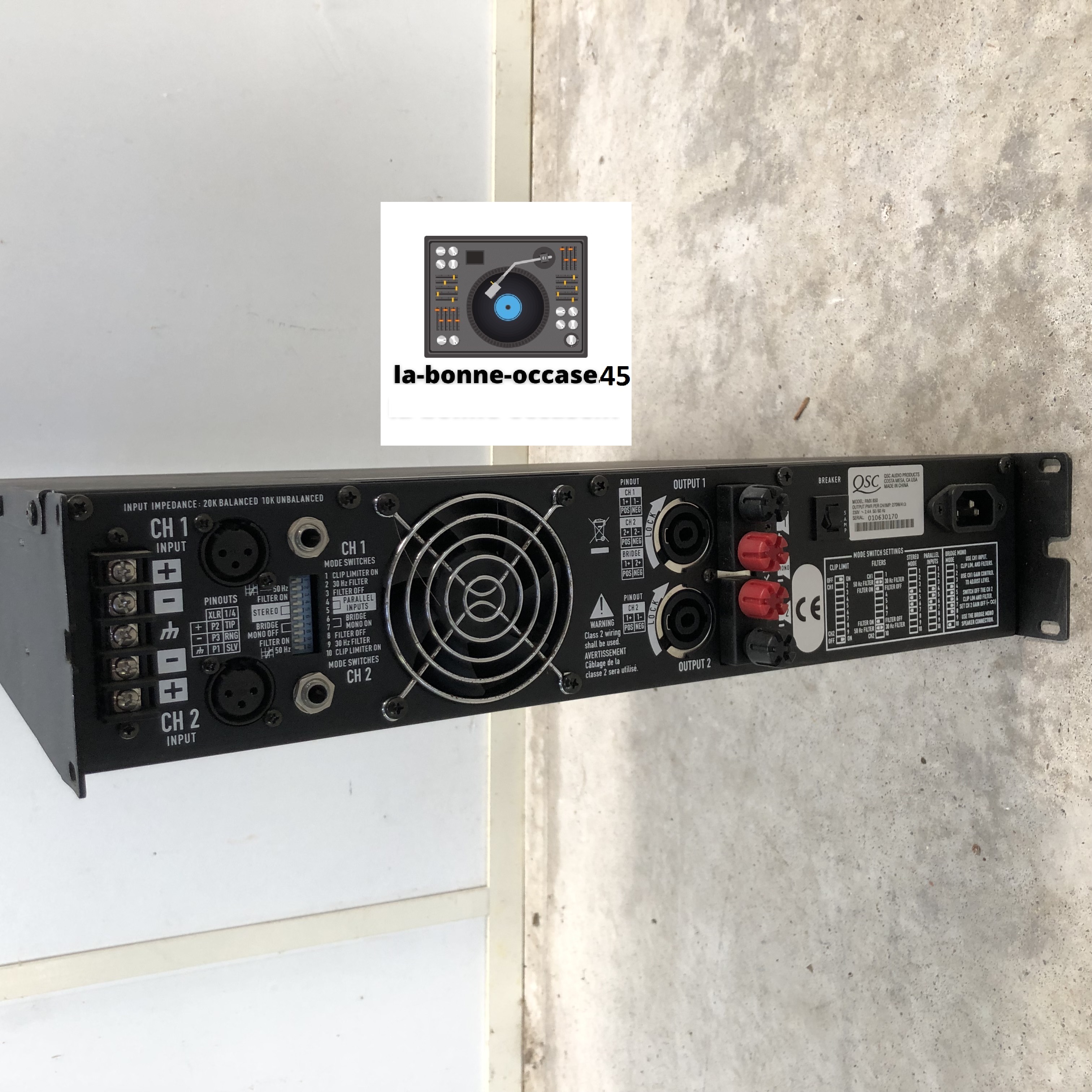 Ampli QSC RMX 850