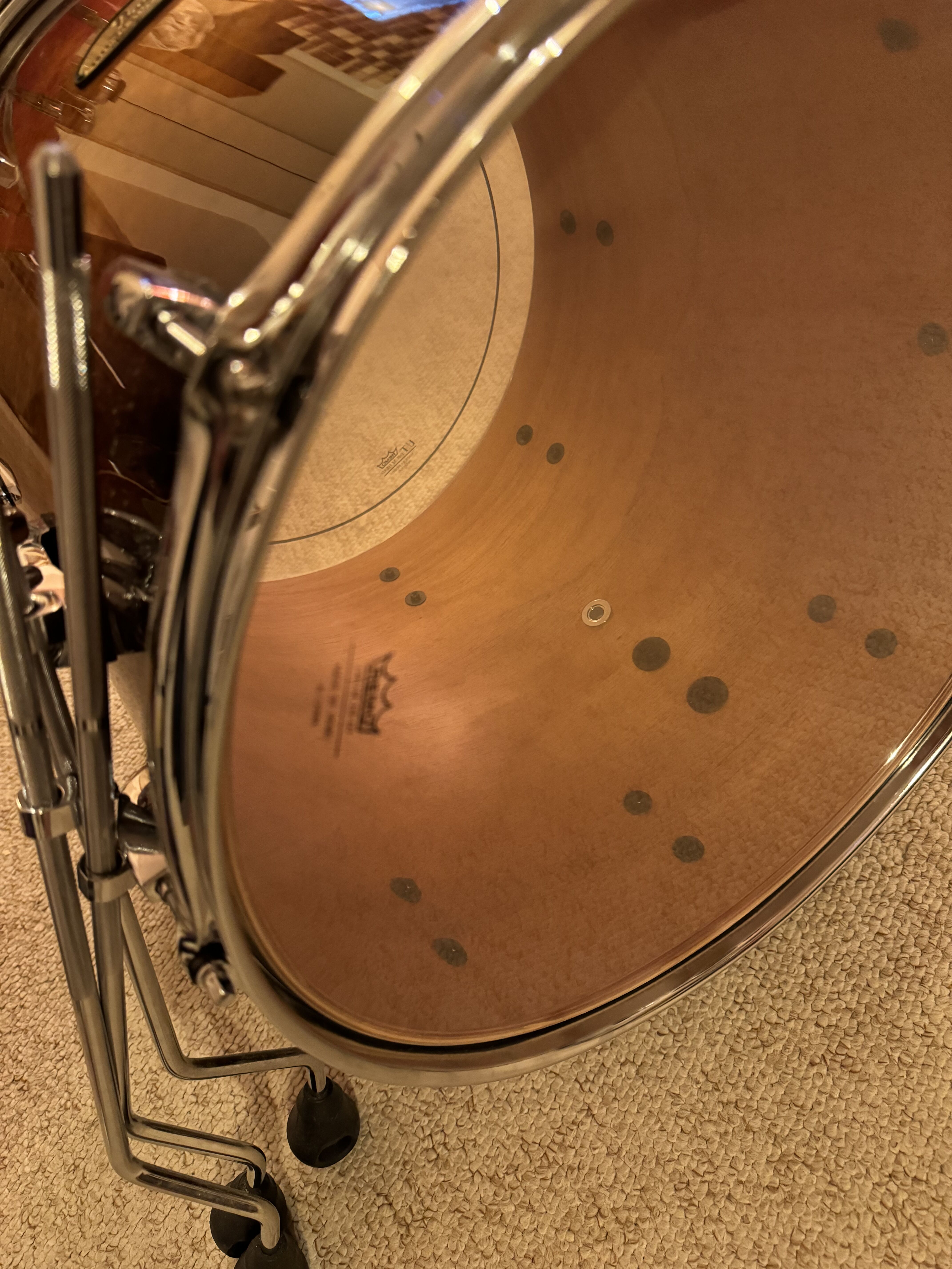 Vends Pearl STS1616F/C314 Session Studio Select Gloss Barnwood Brown tom basse 16x16