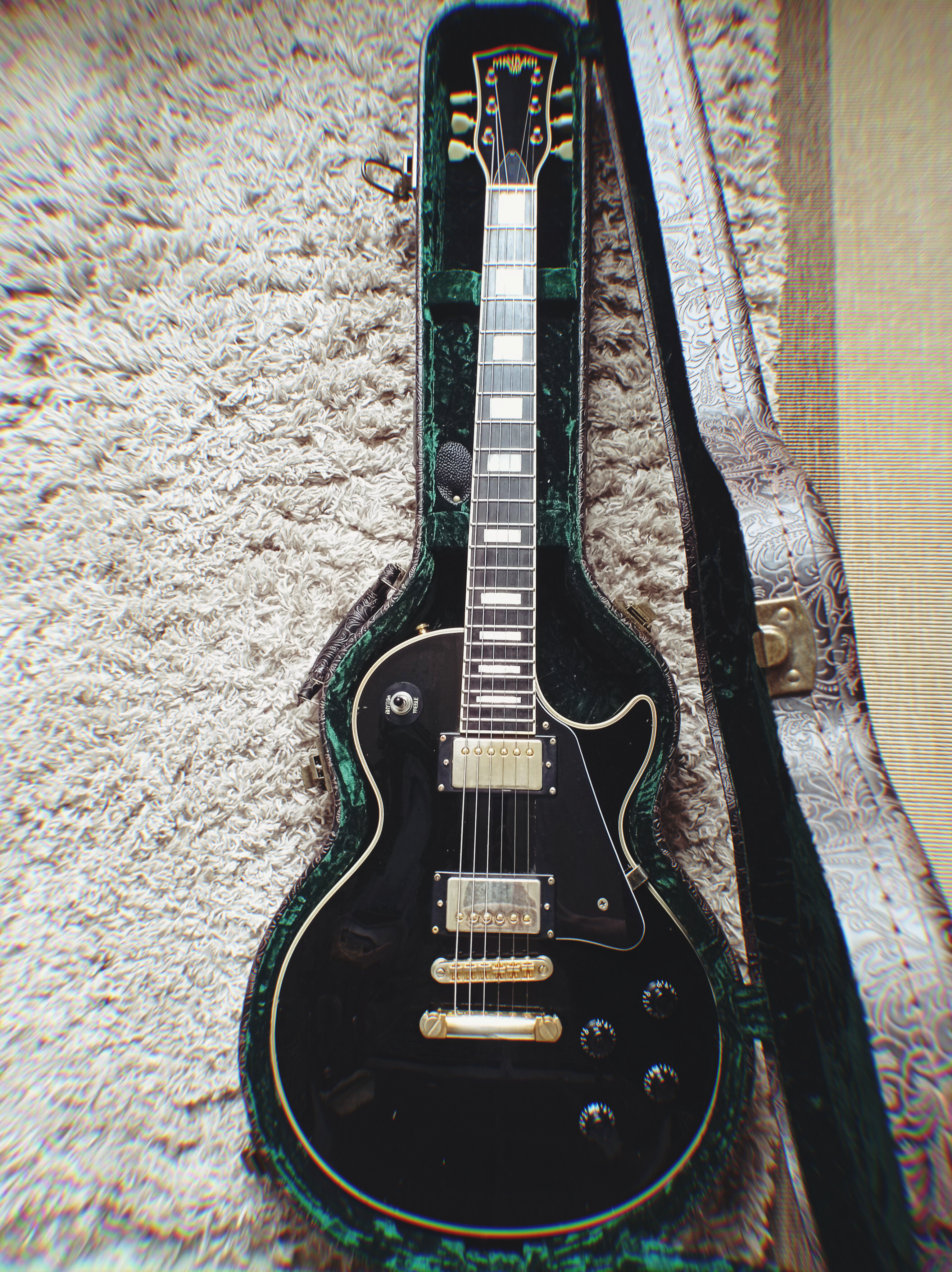 Vends guitare Maybach Lester Black Velvet Custom Aged