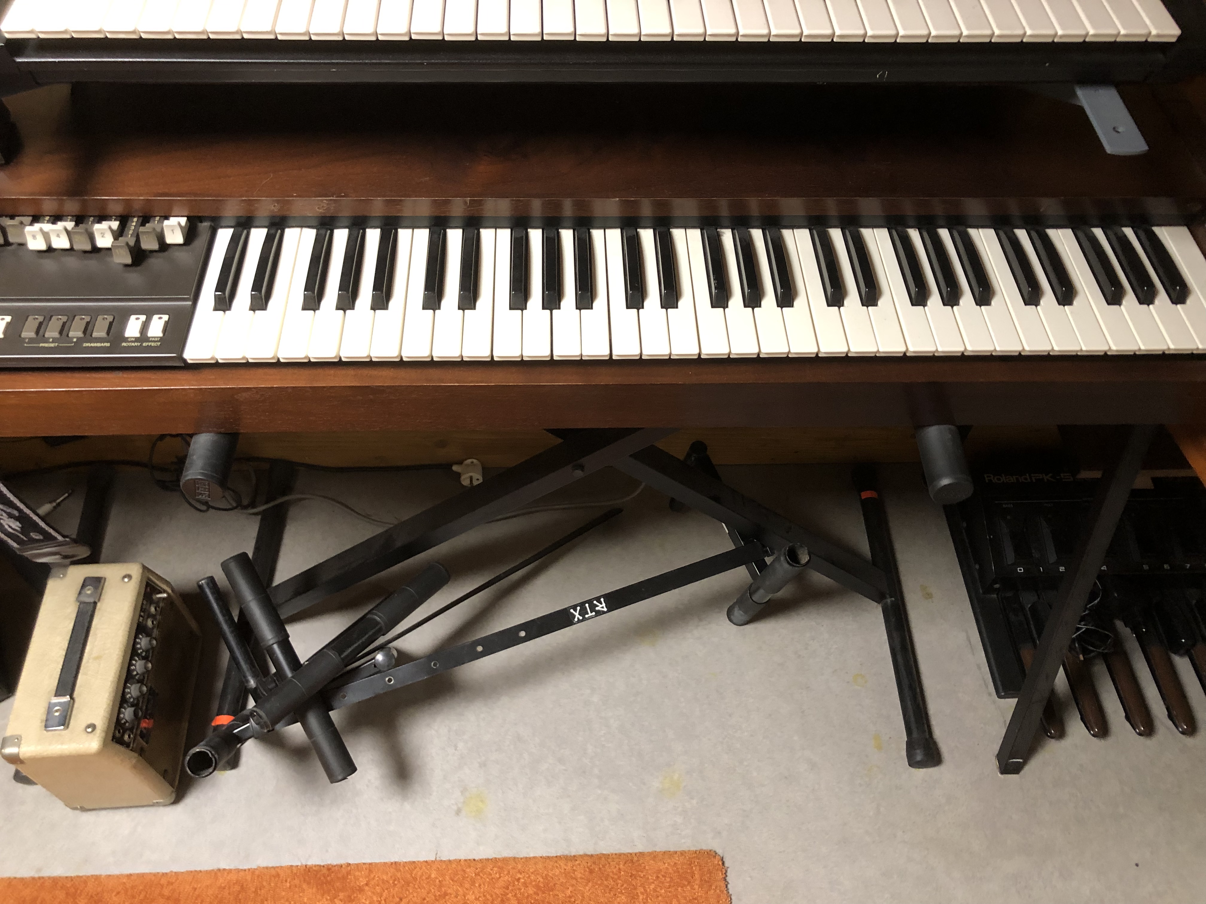 orgue vintage CX3 KORG (1ére édition) avec accessoires