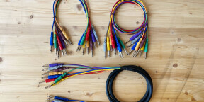 Lot câbles audio HOSA Multicolor