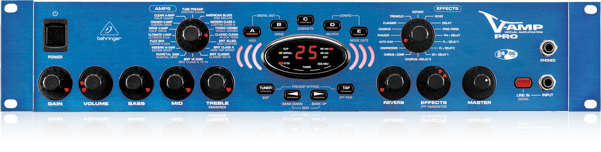 Image BE 0709-AAE V-AMP-PRO Front XL