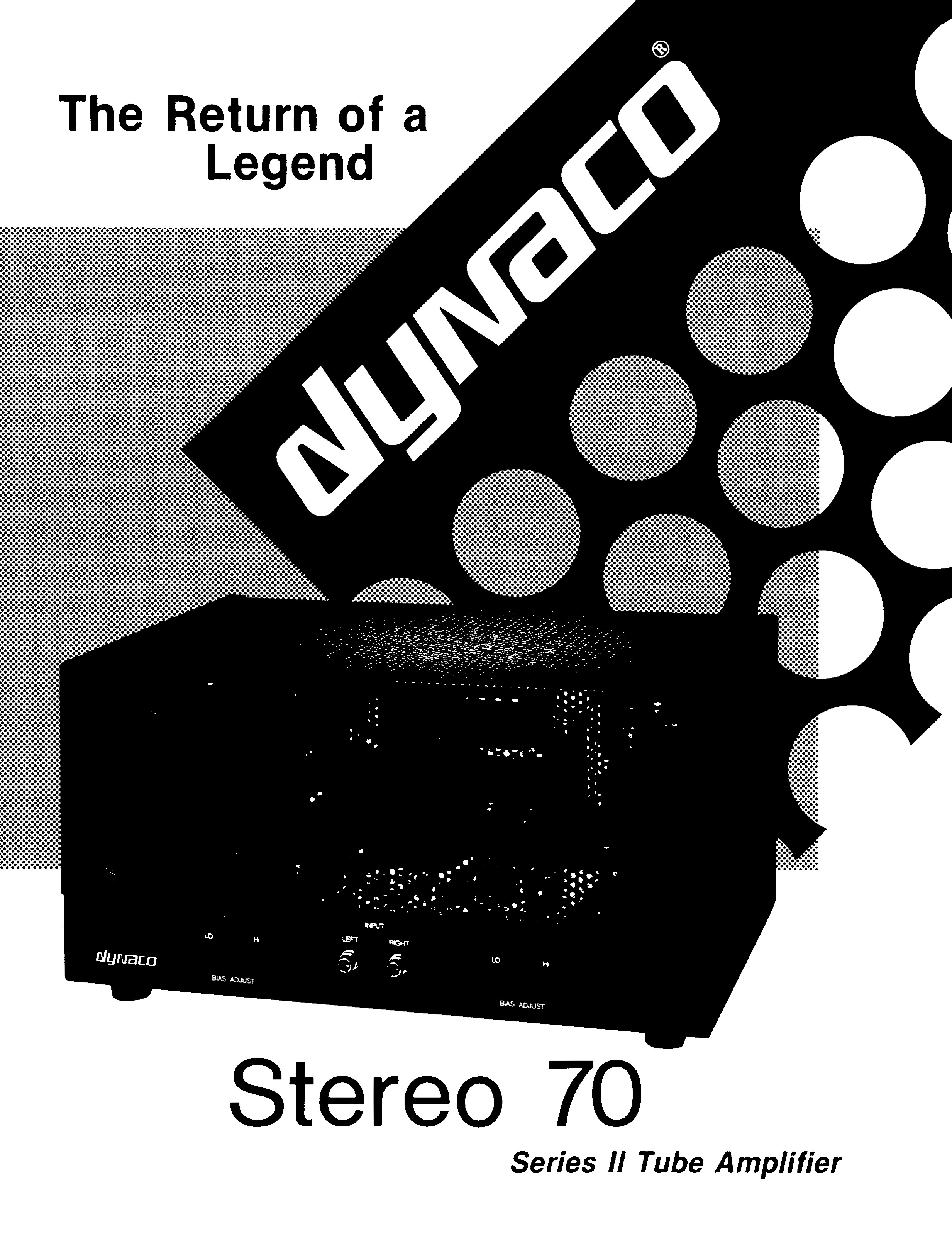 Ampli à tubes ( EL 34 ) DYNACO stéréo extrêmement musical rare et en bon état de conservation !