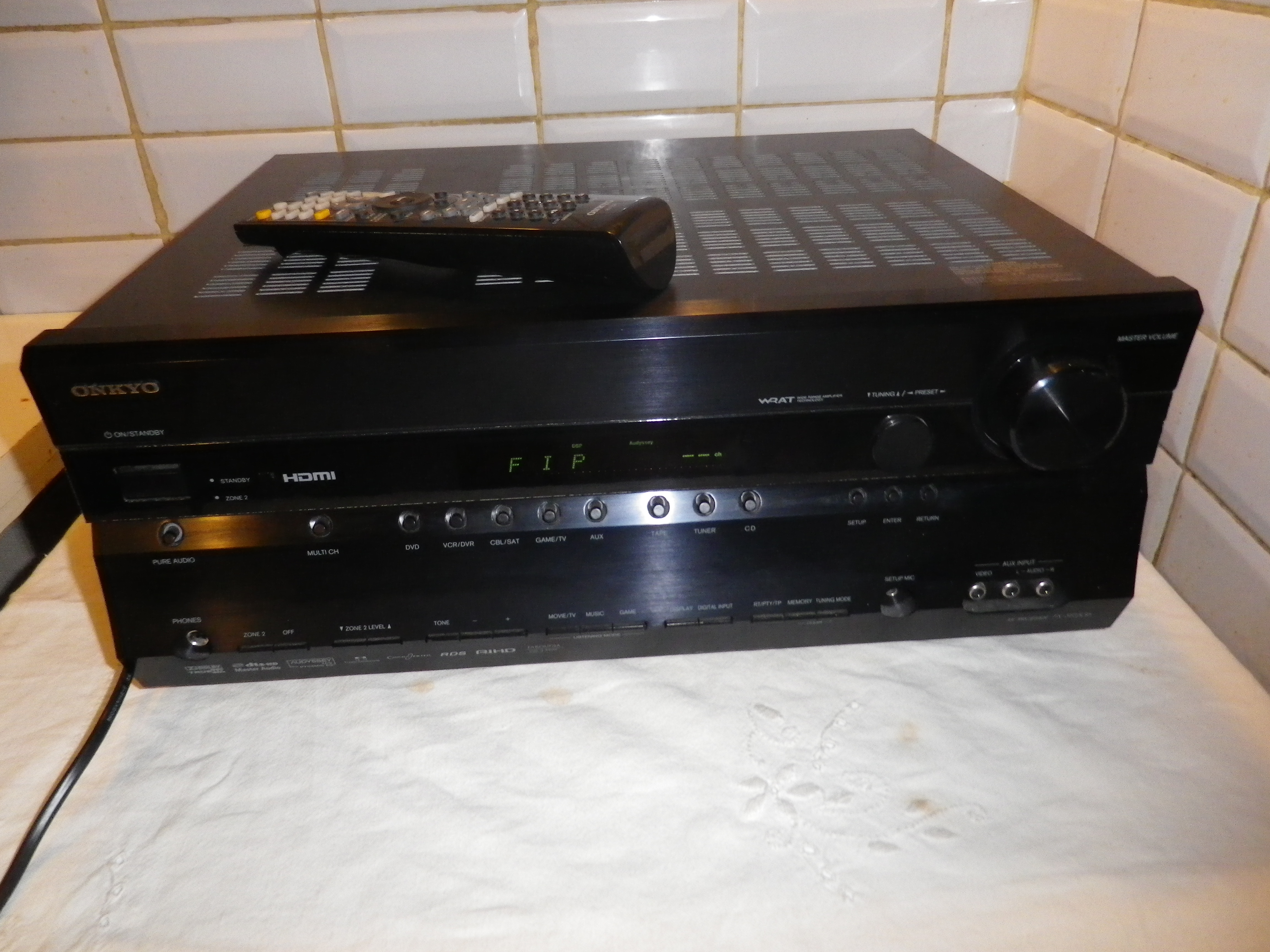 ONKYO TX - SR606 Ampli Tuner Audio Home Cinéma  TELECOMMANDE  HDMI