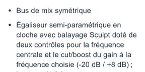 Vends table de mixage MODEL 1