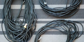 Lot 74m de câbles microphone (à souder) FastLine Khondor XLR DIY