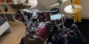 Batterie Pearl RoadShow Std 22" 5 fûts + Options nombreuses