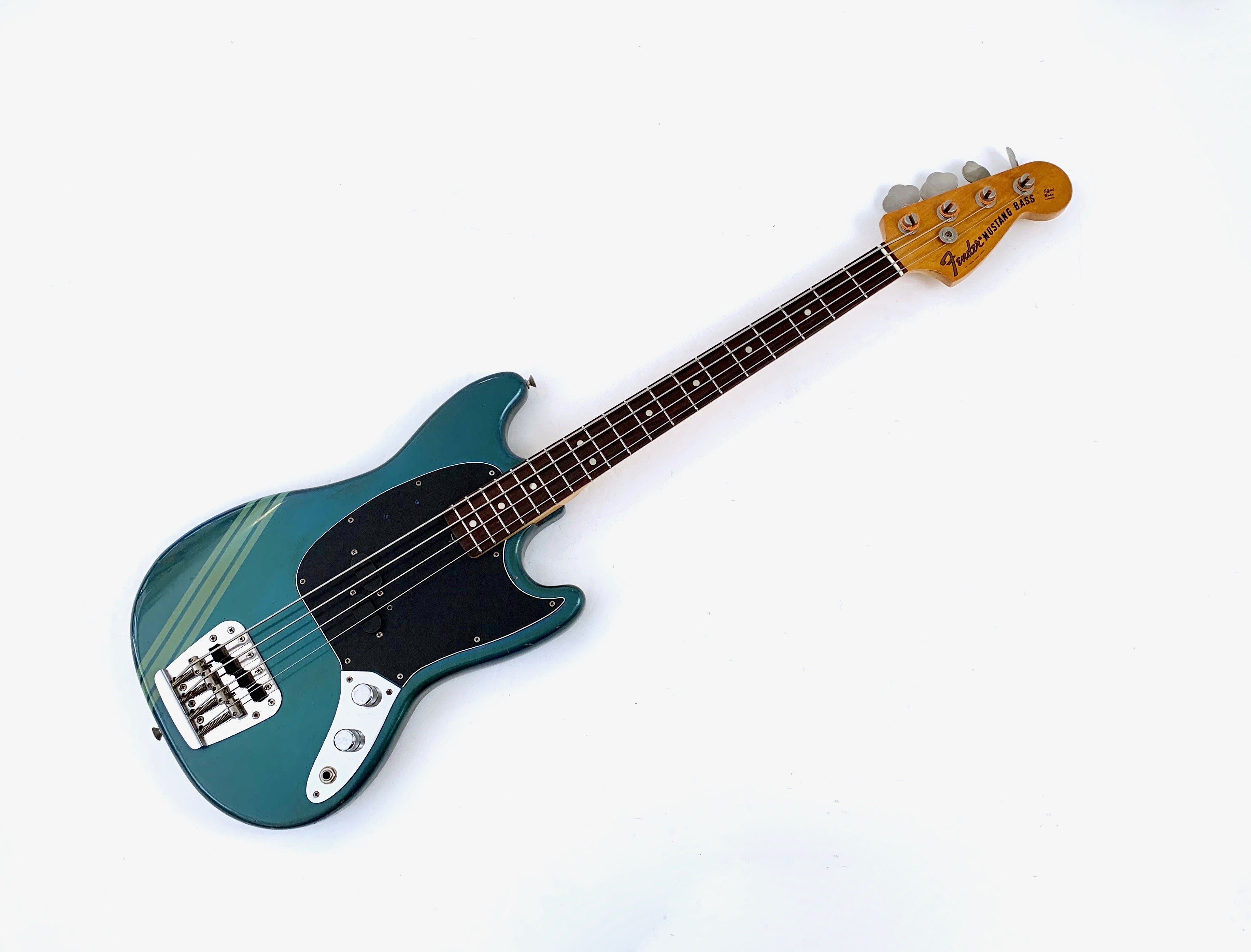 Fender Mustang Bass Competition 1972 Burgundy / Blue