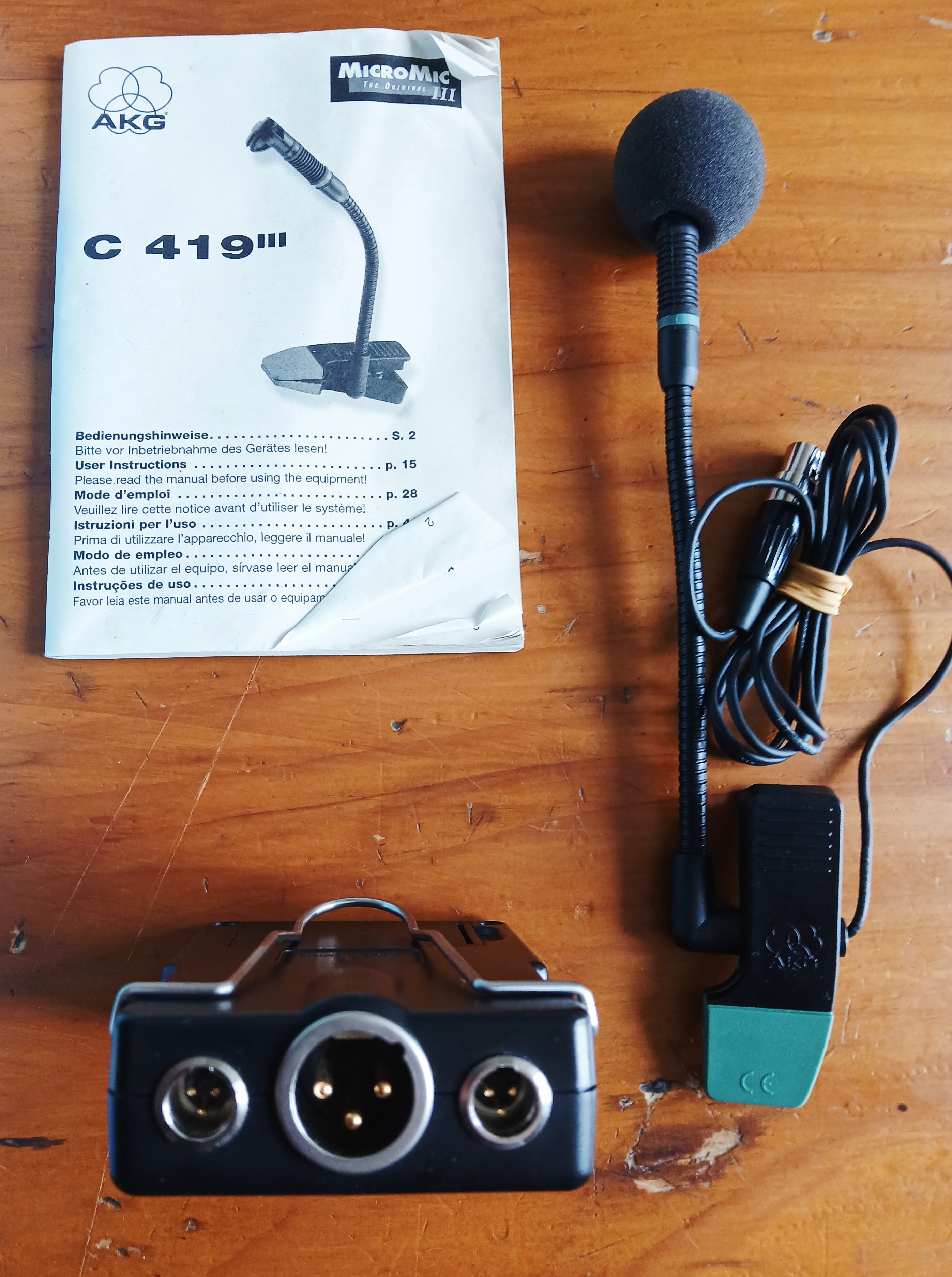 Vends AKG C419 L