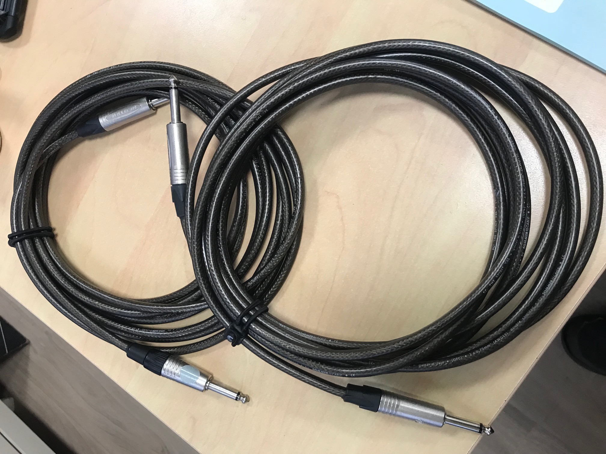 2 CABLES JACK Sommer Cable The Spirit XXL 5m