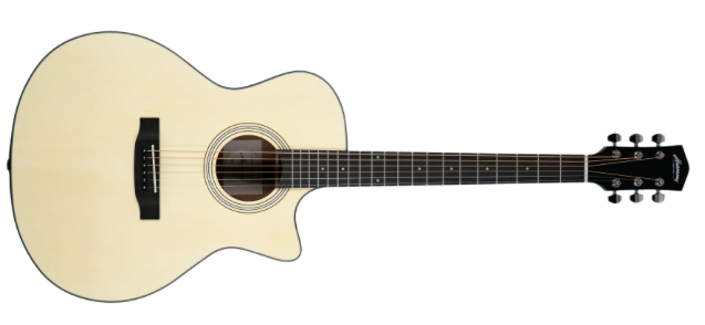 Harmony (String Instruments) Terra GA Cutaway Natural Satin : Terra GA Cutaway
