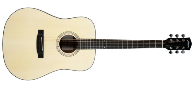 Harmony (String Instruments) Terra Dreadnought Natural Satin : Terra Dreadnought Natural Satin Harmony (String Instruments) Terra Dreadnought Natural Satin : Terra Dreadnought Natural Satin