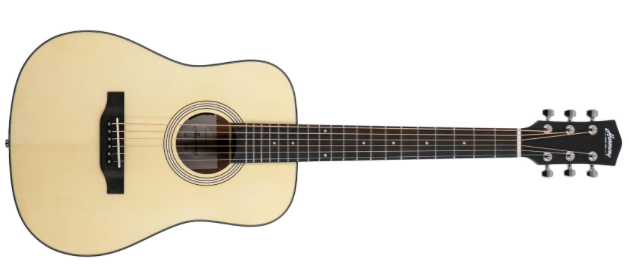 Harmony (String Instruments) e-Terra Petite Dreadnought Natural Satin : e-Terra Petite Dreadnought Natural Satin