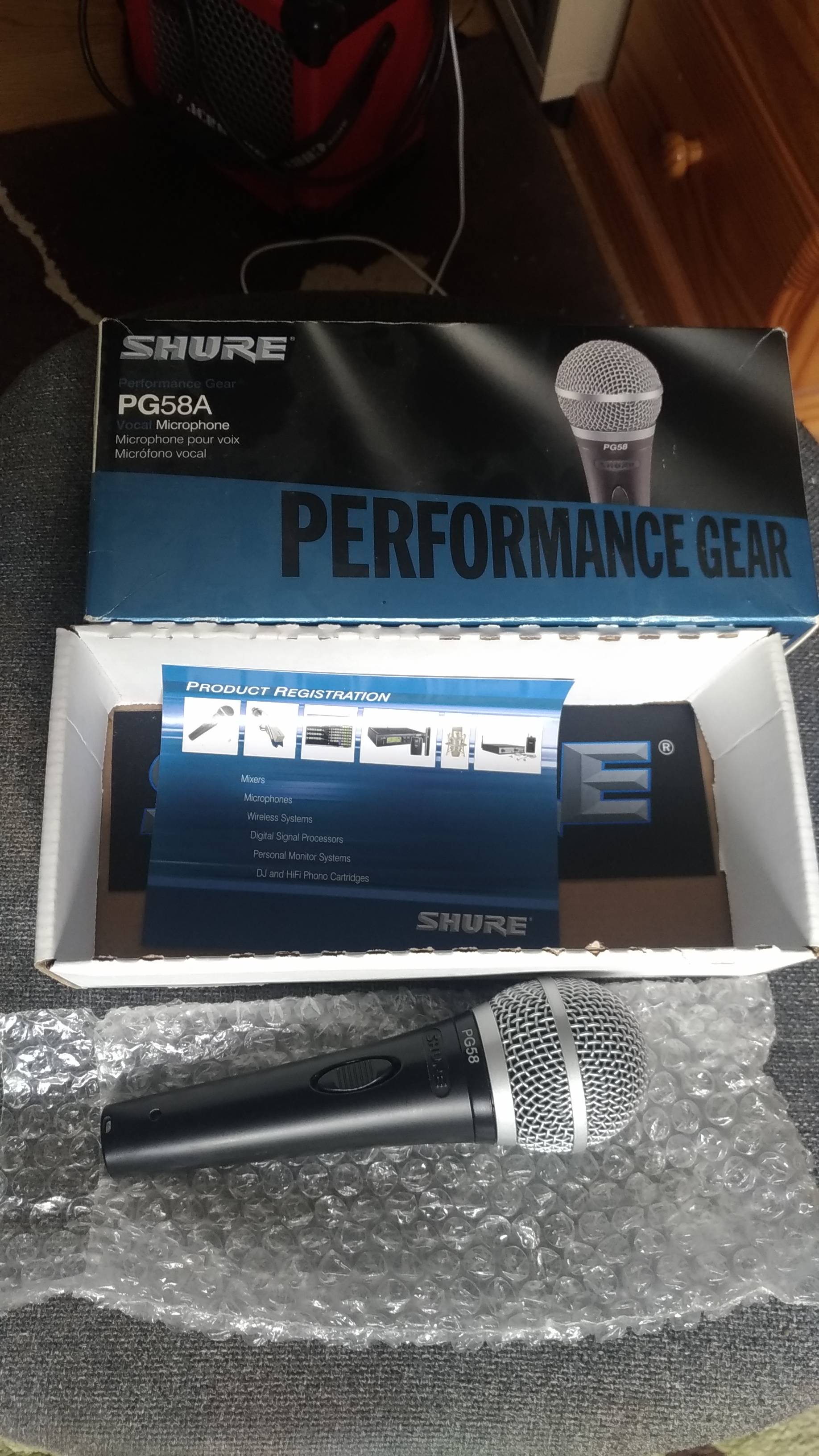 micro shure pg58a