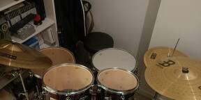 Vends batterie Hohner complète + cymbales et accessoires
