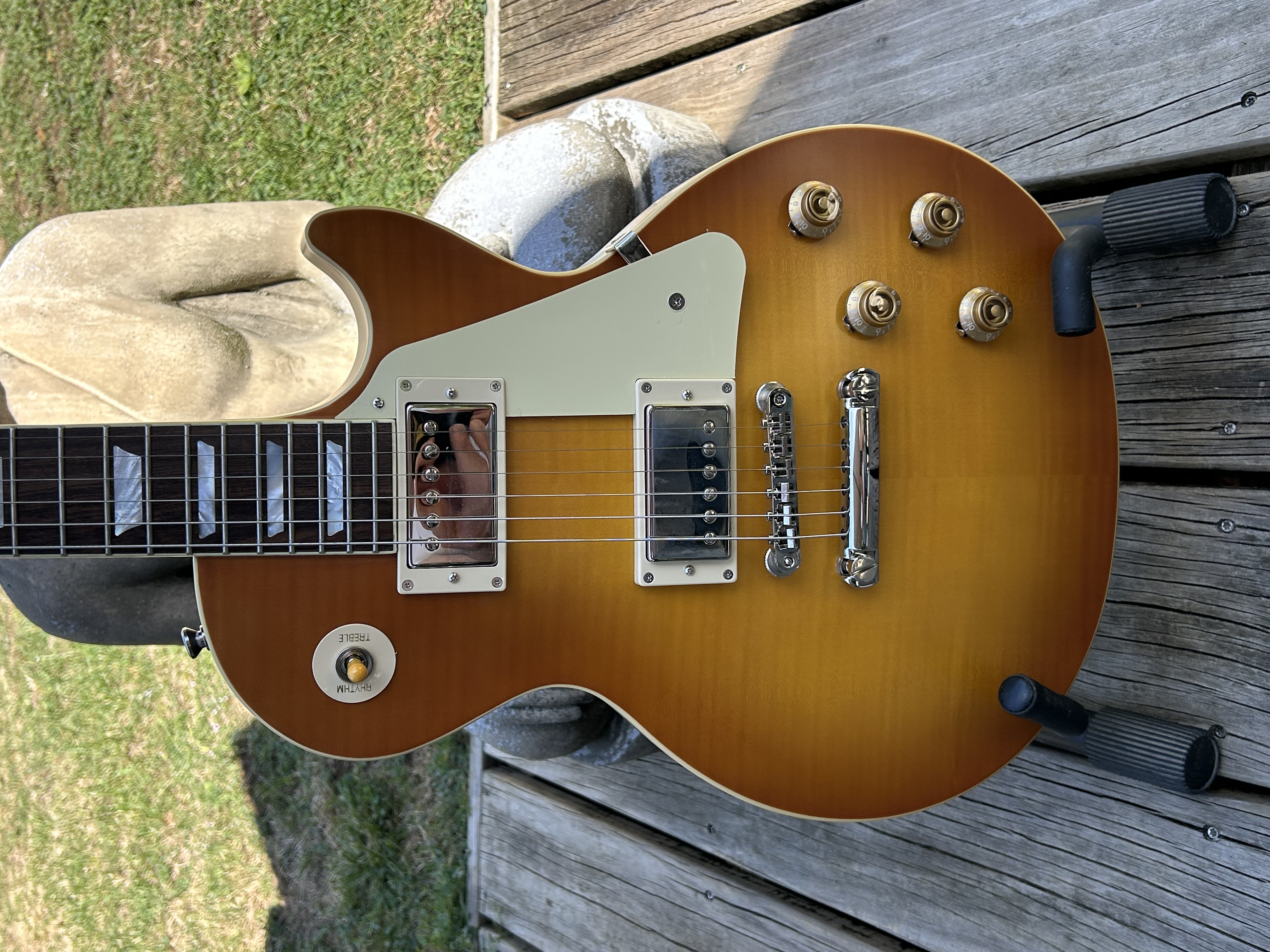 Vends Epiphone Les Paul Standard 1959 Ice Tea Burst VOS