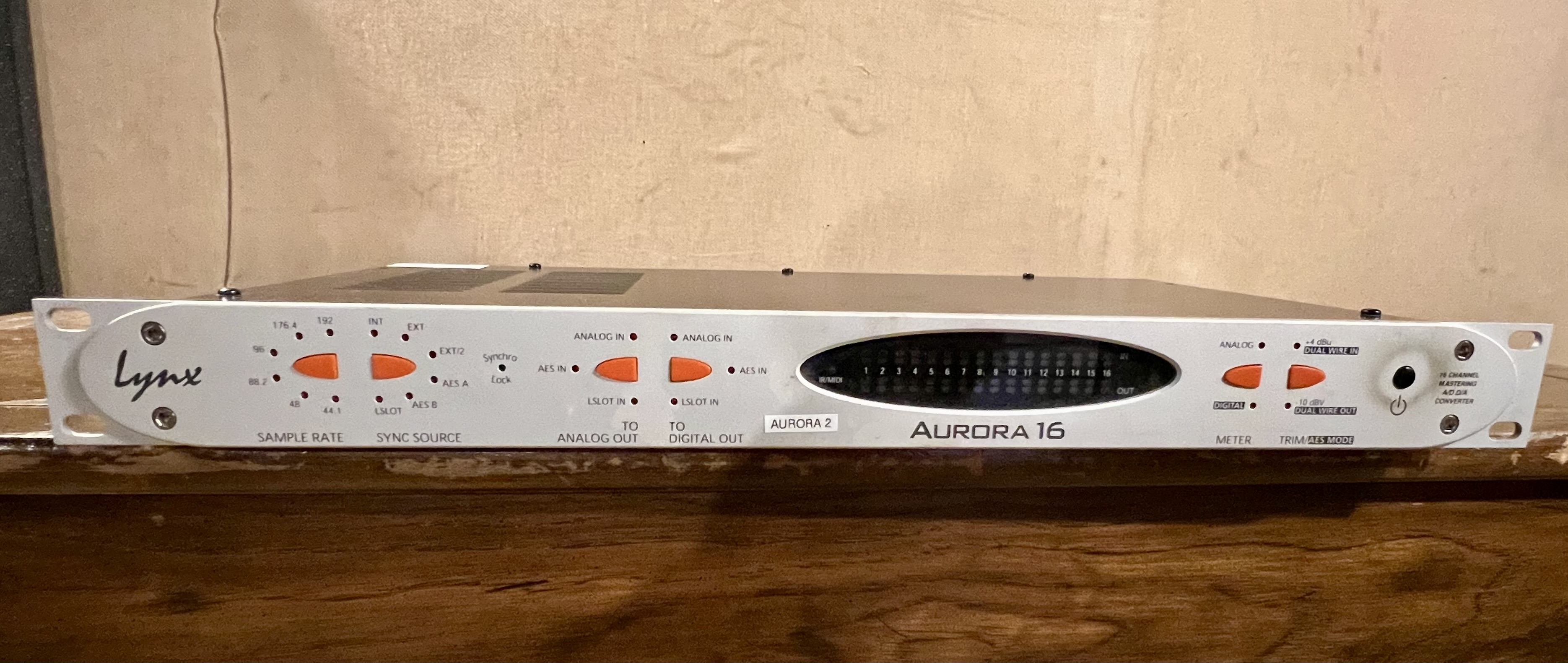 Vends Lynx Audio AURORA 16 VT