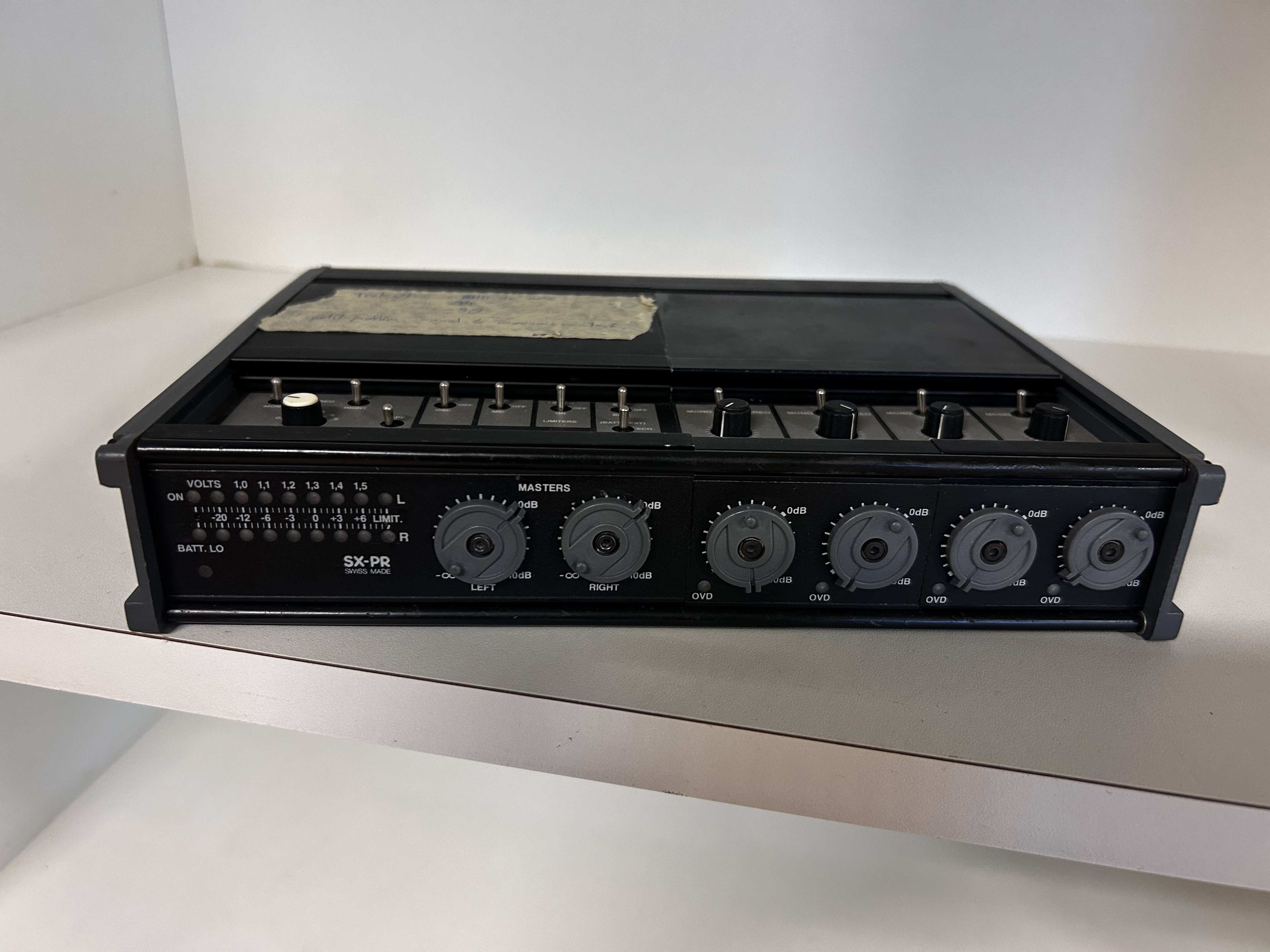 Mixeur audio stéréo portable professionnel pour tournage