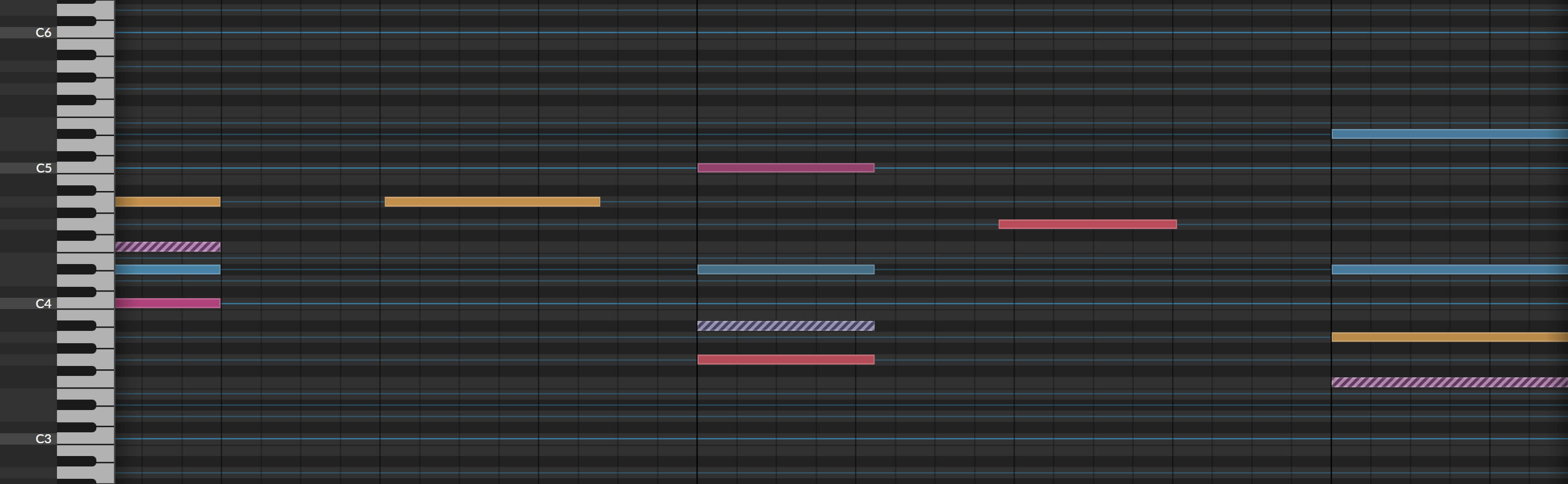 Bitwig-Studio-6 Key-Signature-Piano-Roll