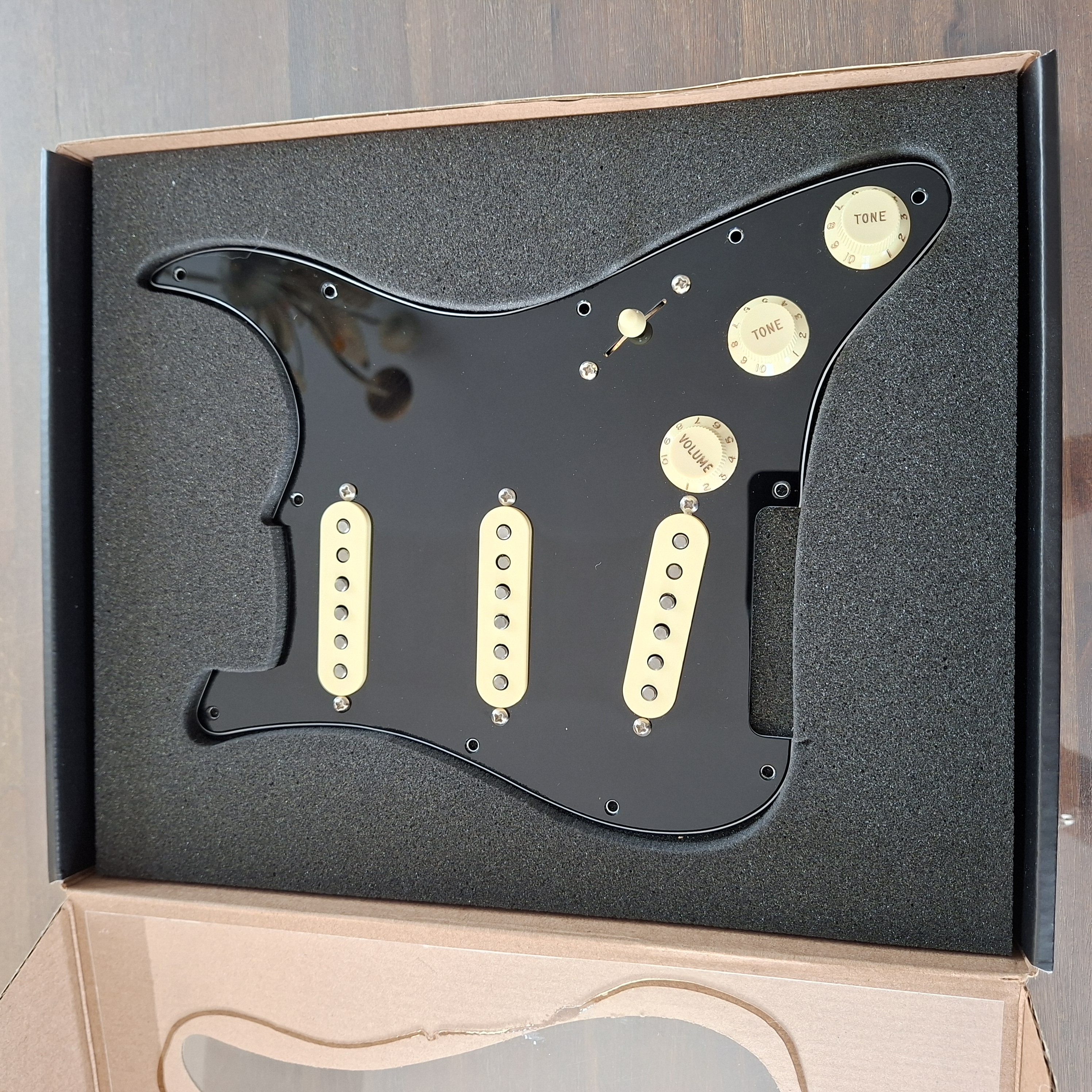 Fender Plaque de protection pré-câblée CS Fat 50's SSS