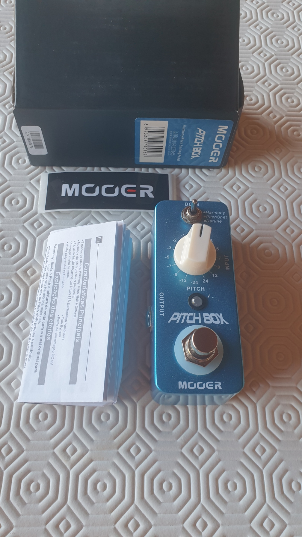 vds pédale MOOER Pitch box