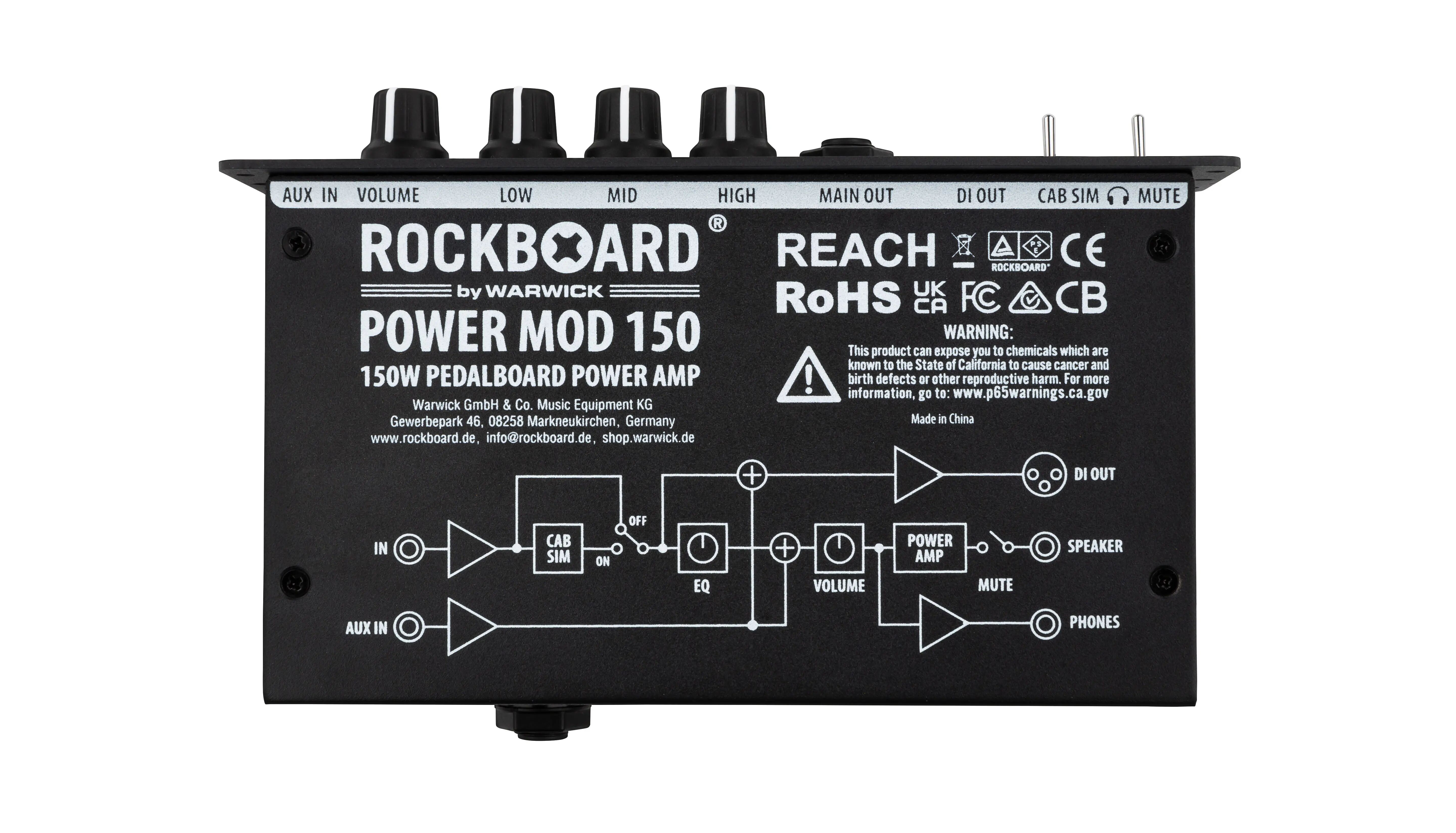 Rockboard Power MOD 150 Pedalboard Amplifier 150W : Power MOD 150 Pedalboard Amplifier 150WSCHEMATIC