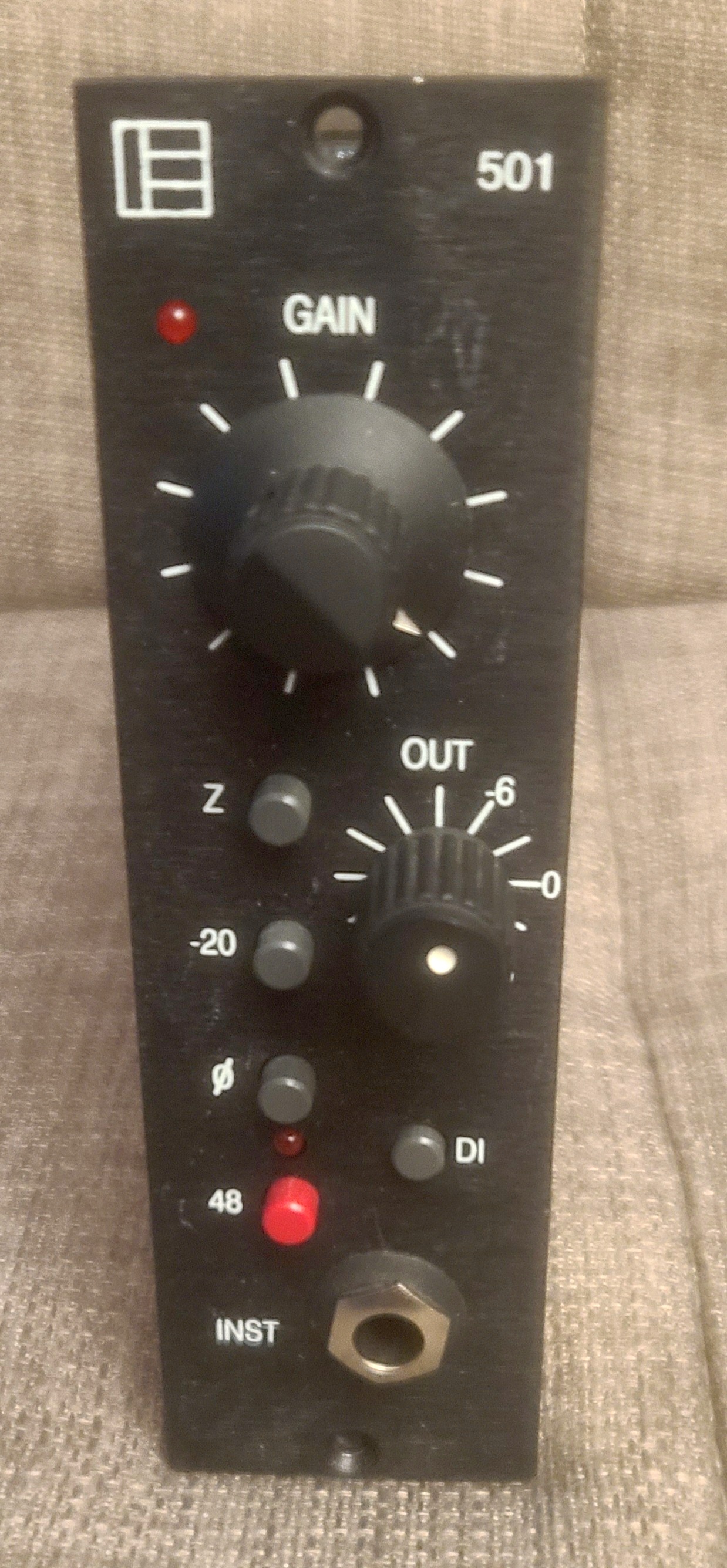 Vends Préampli PETE'S PLACE Electrodyne 501 format 500 series