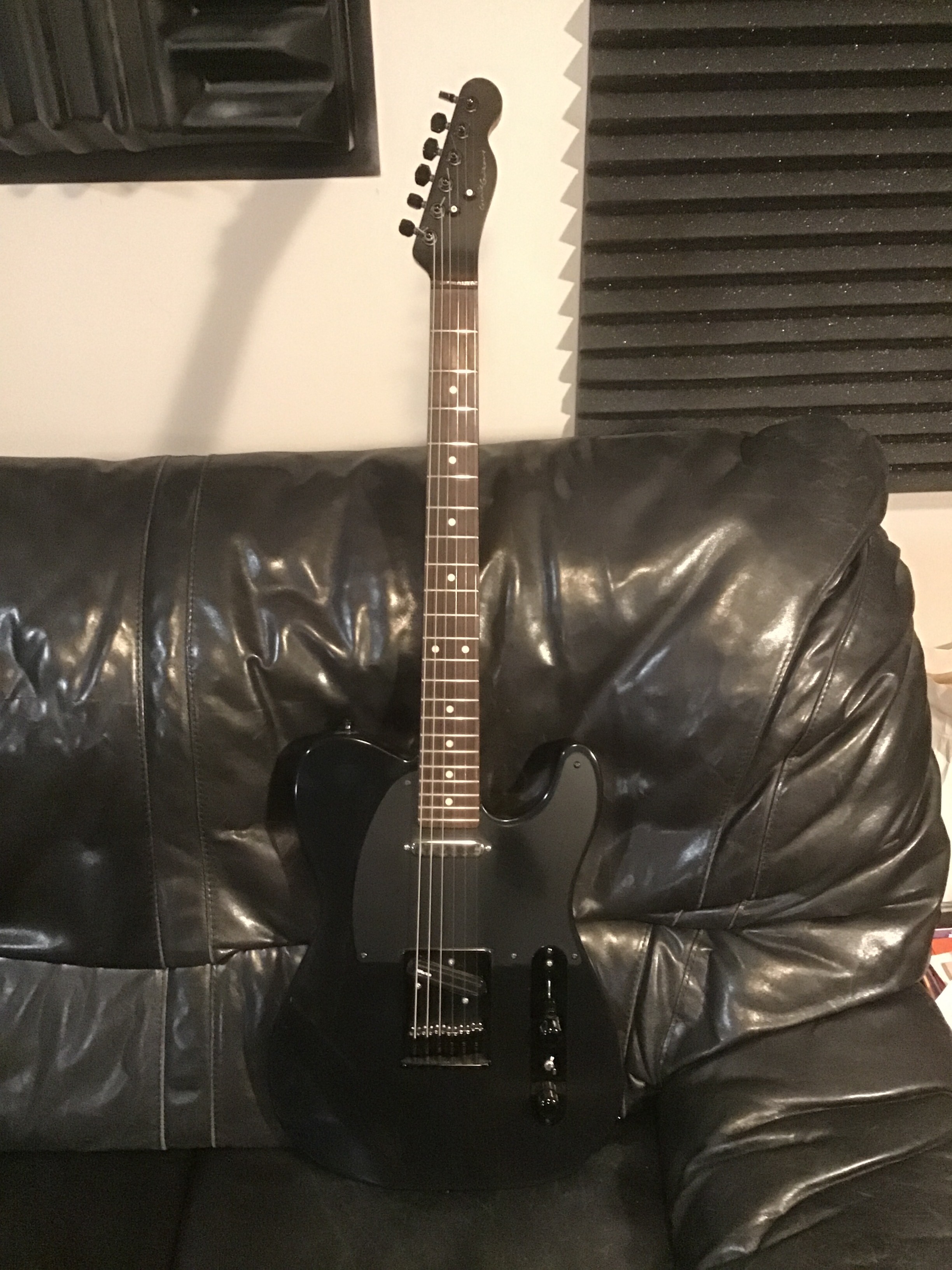 Telecaster du luthier Franck Bolaerts basée sur la Richie Kotzen