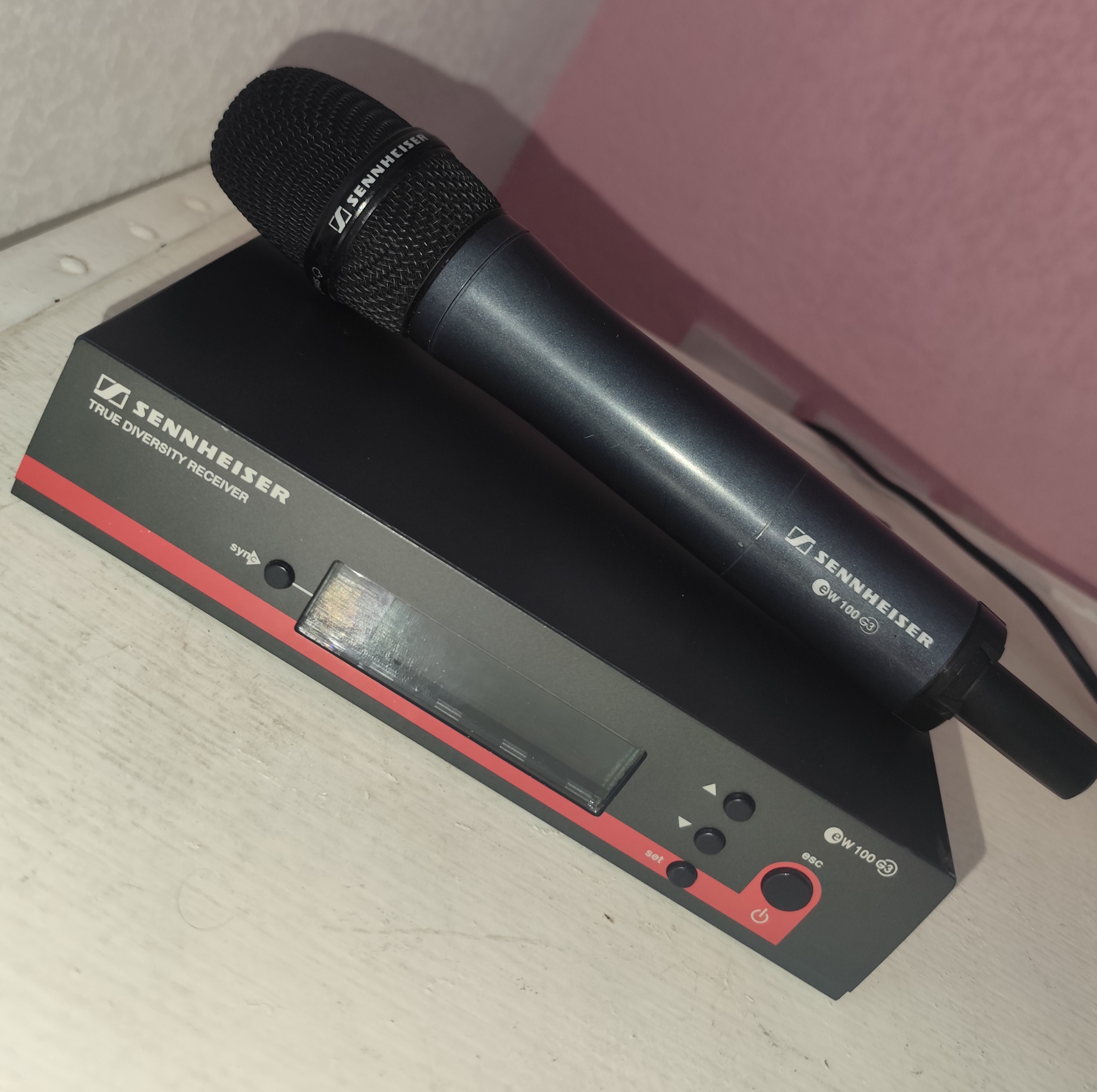 Micro et récepteur Sennheiser ex100g3