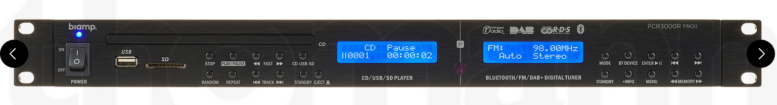 PCR 3000R MKIII Tuner / lecteur de CD