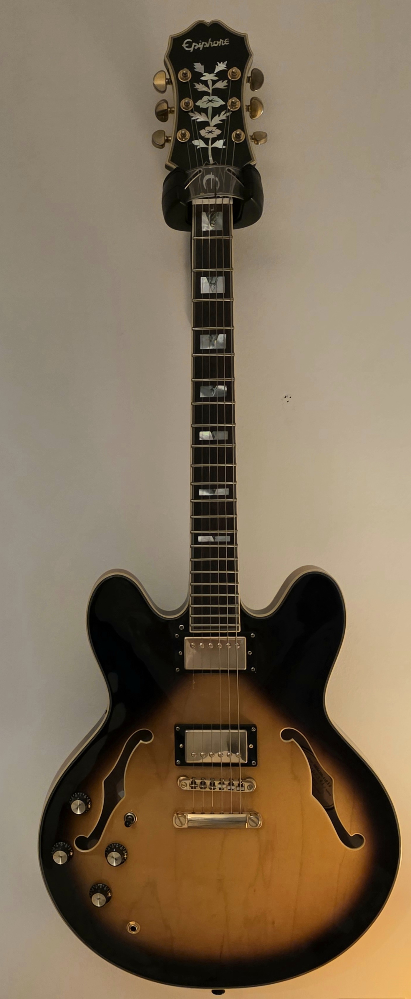 Vends Epiphone Sheraton II gauchère : Excellent état
