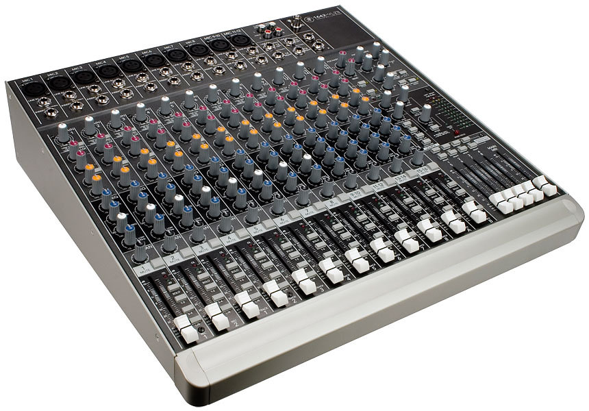 Table de mixage Mackie 1642 VLZ3 avec rack de montage et cover