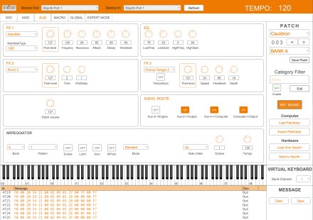 Xsynth Editor-AUX Xsynth Editor-AUX
