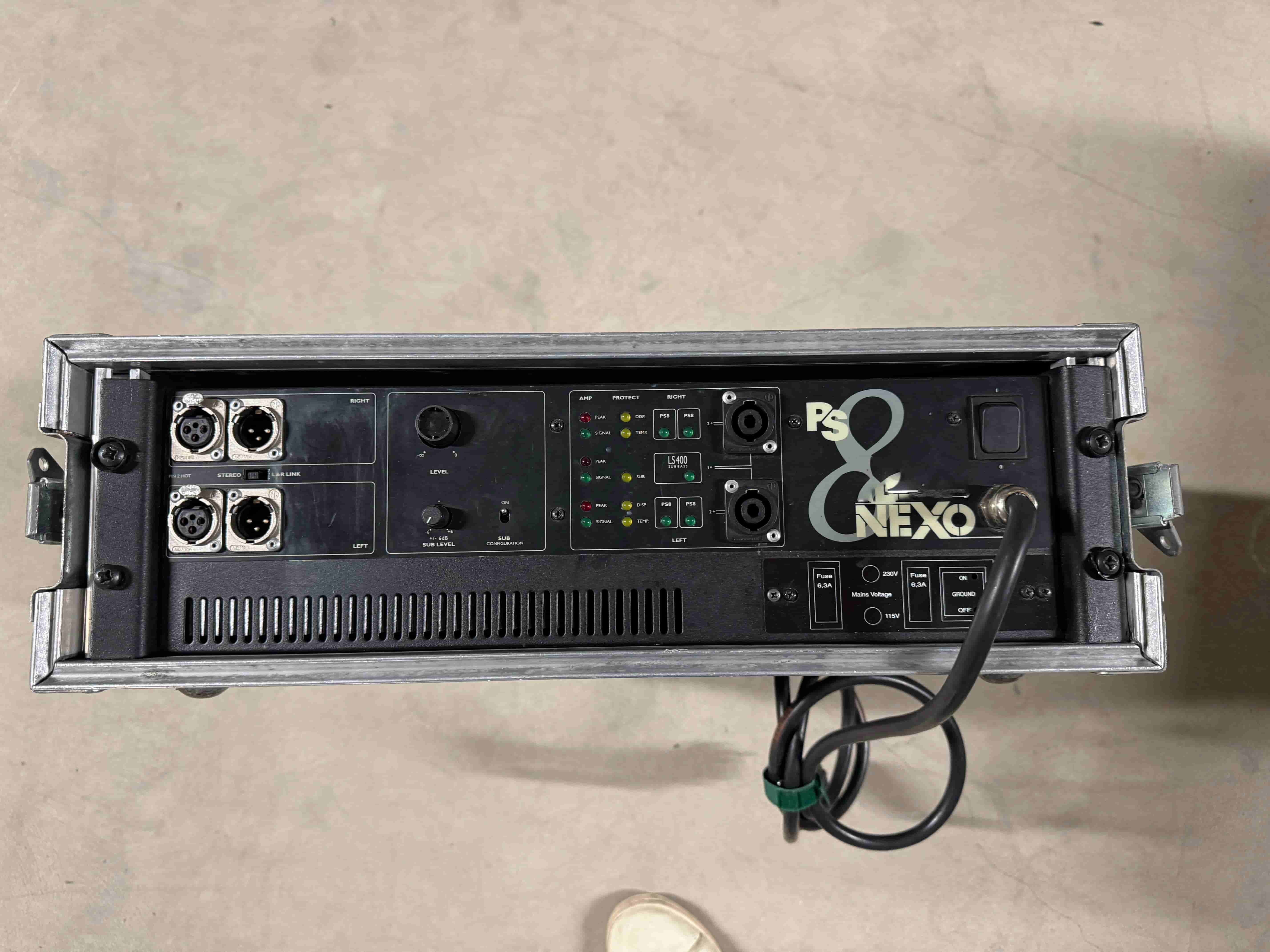 Nexo PS8 Amp avec Flightcase