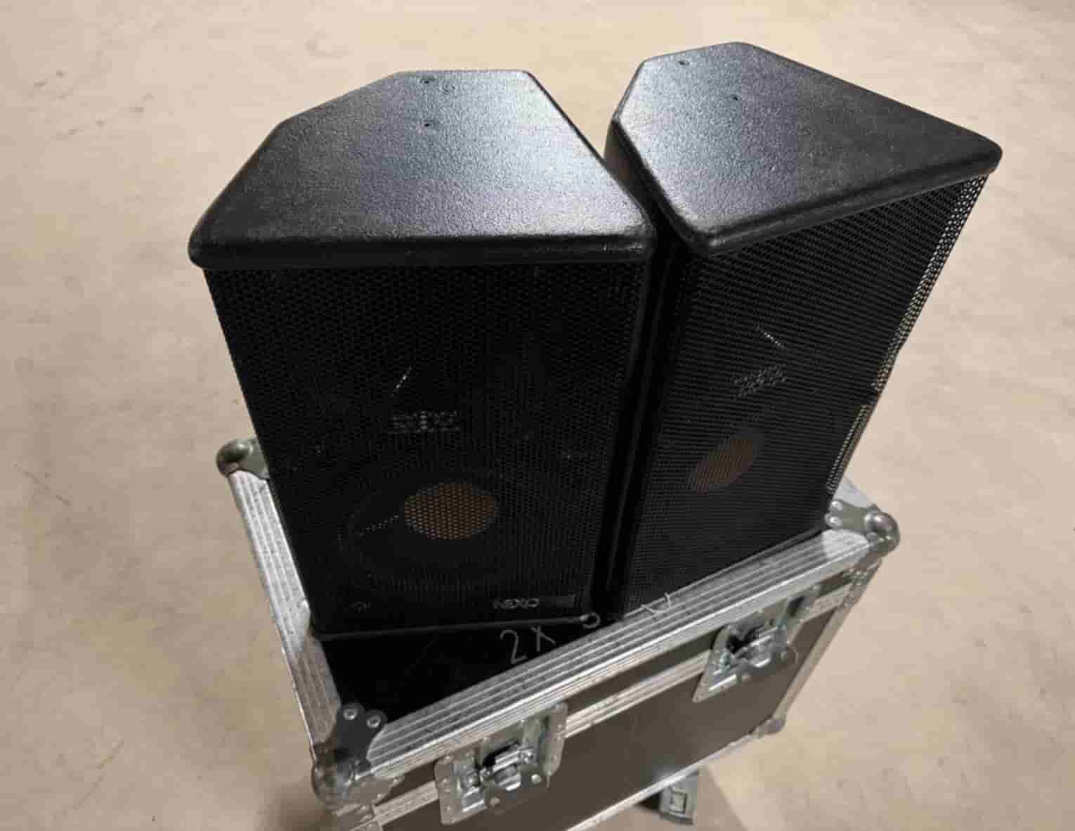 Paire d'enceintes Nexo PS8 en Flightcase