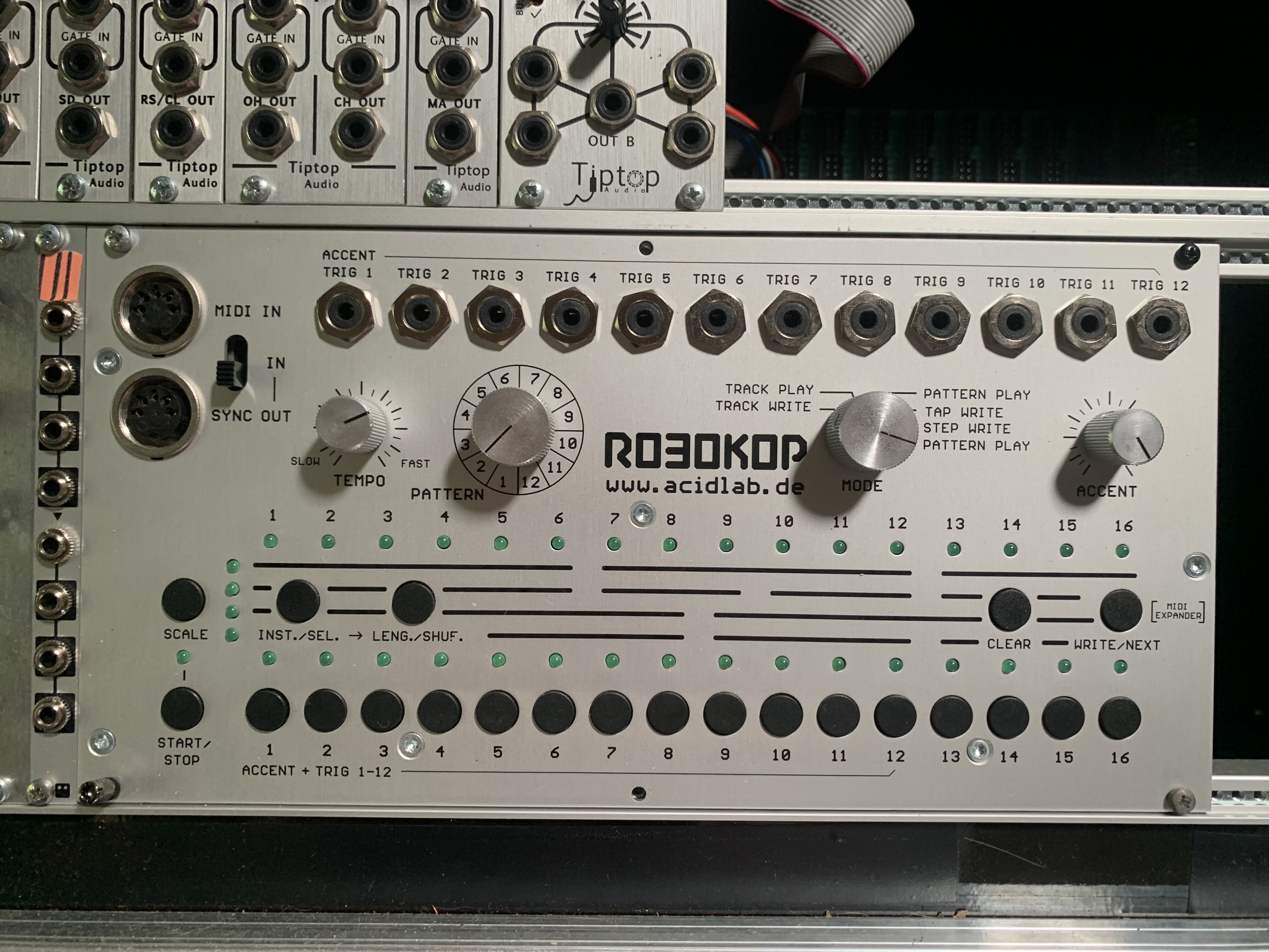 Vends séquenceur drums Acidlab Robokop