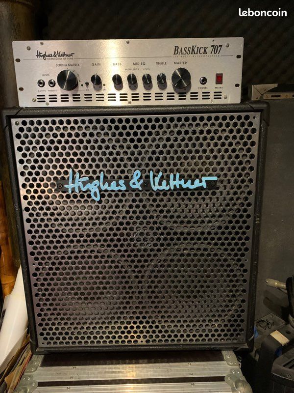 Hughes & Kettner Bass kick 707 + BR 410H