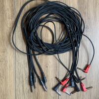 Vends lot de 4 câbles Roland PCS-31 L (cable stéréo Roland coudés )